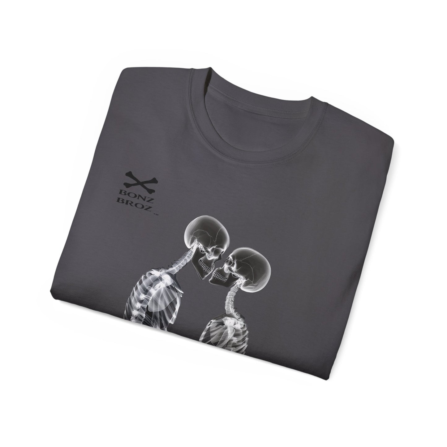 Skeletons Kiss Unisex Tee