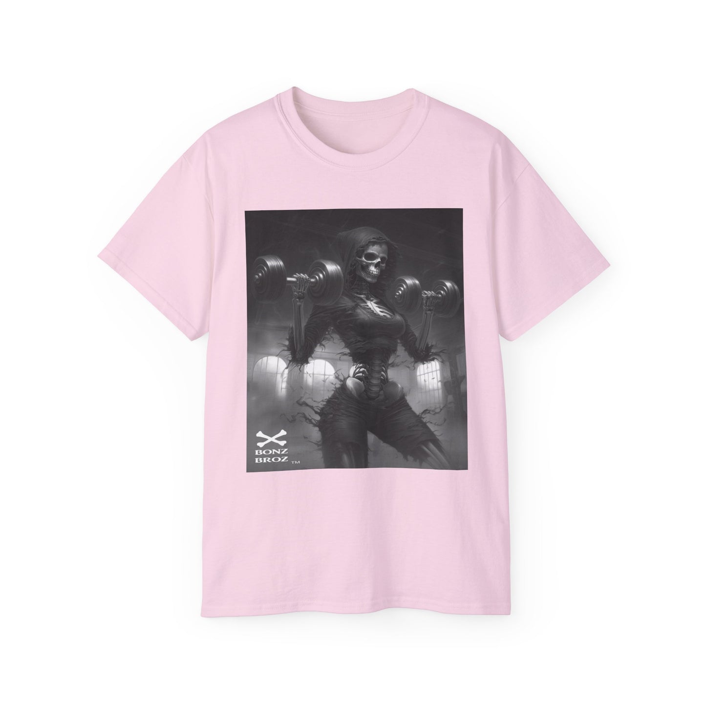 Skeleton Weightlifting Tee