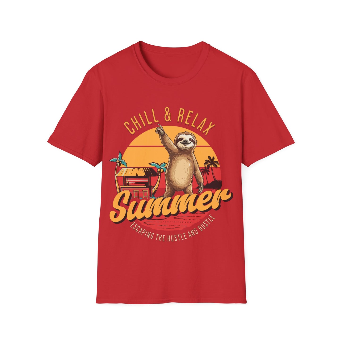 Chill and Relax Summer Unisex Softstyle T-Shirt