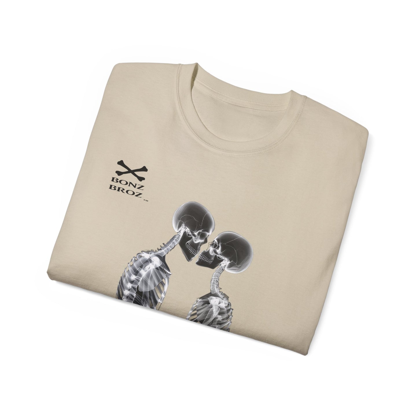 Skeletons Kiss Unisex Tee