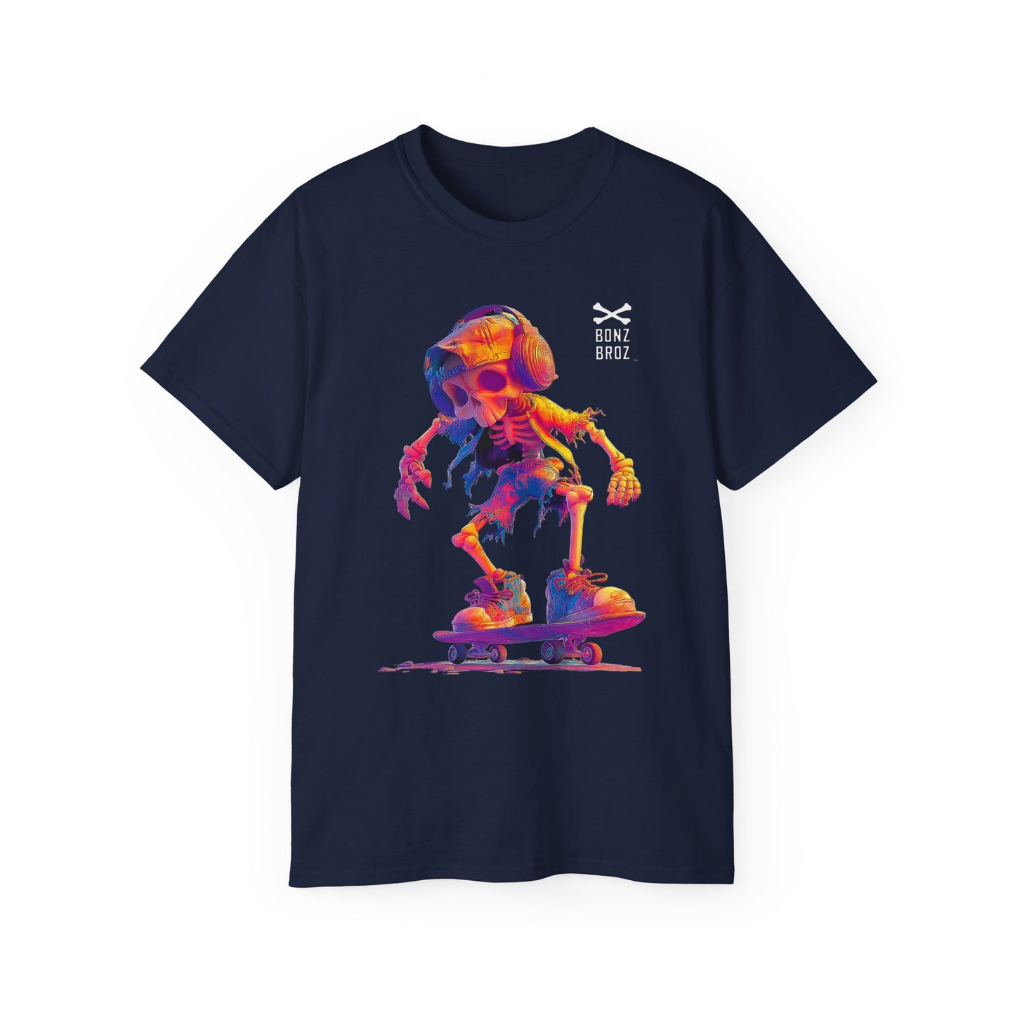 Skateboard Skeleton Unisex Tee