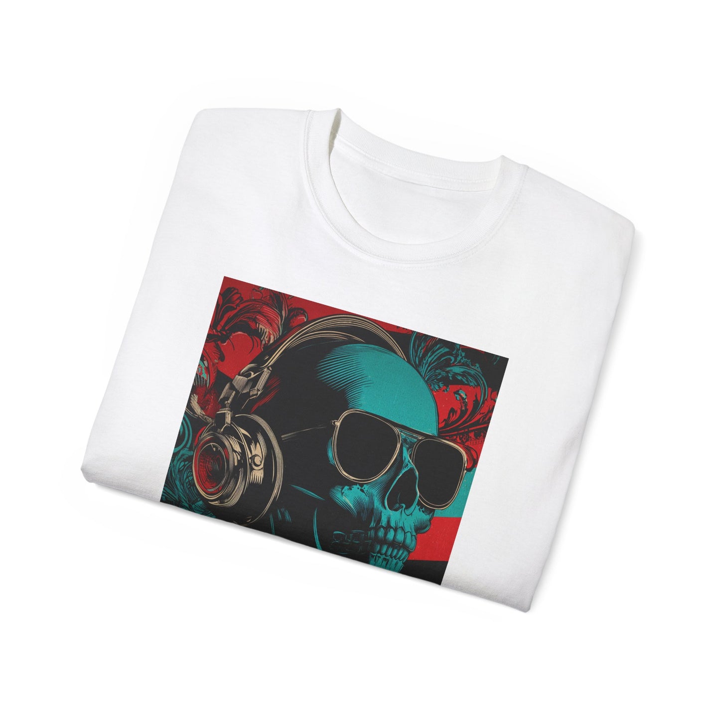 Skull Headphones Tee