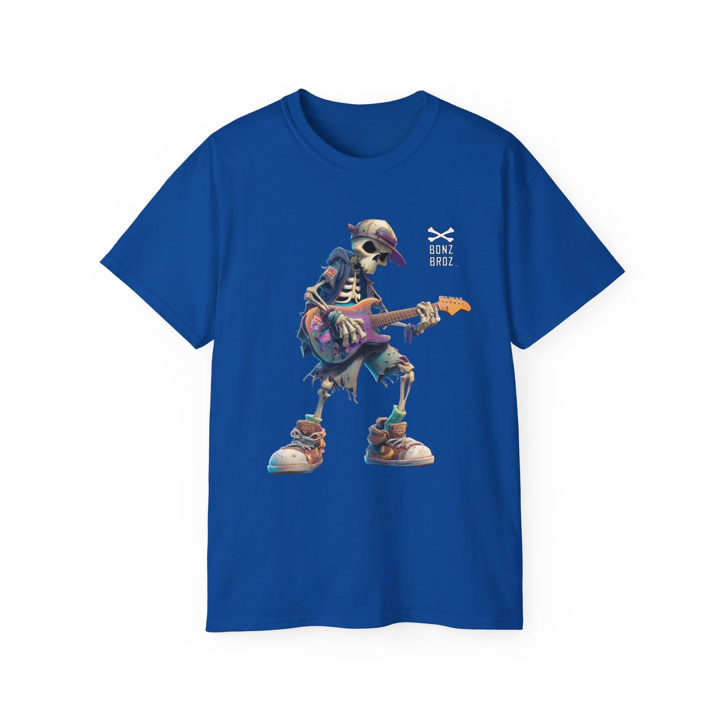 Skeleton Rock Guitar Tee