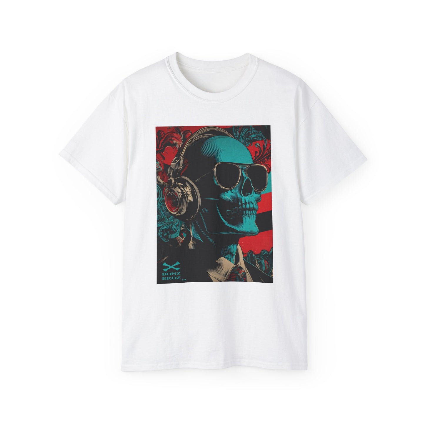 Skull Headphones Tee