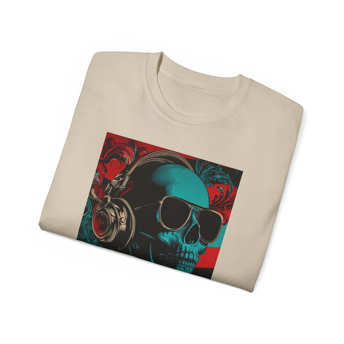 Skull Headphones Tee