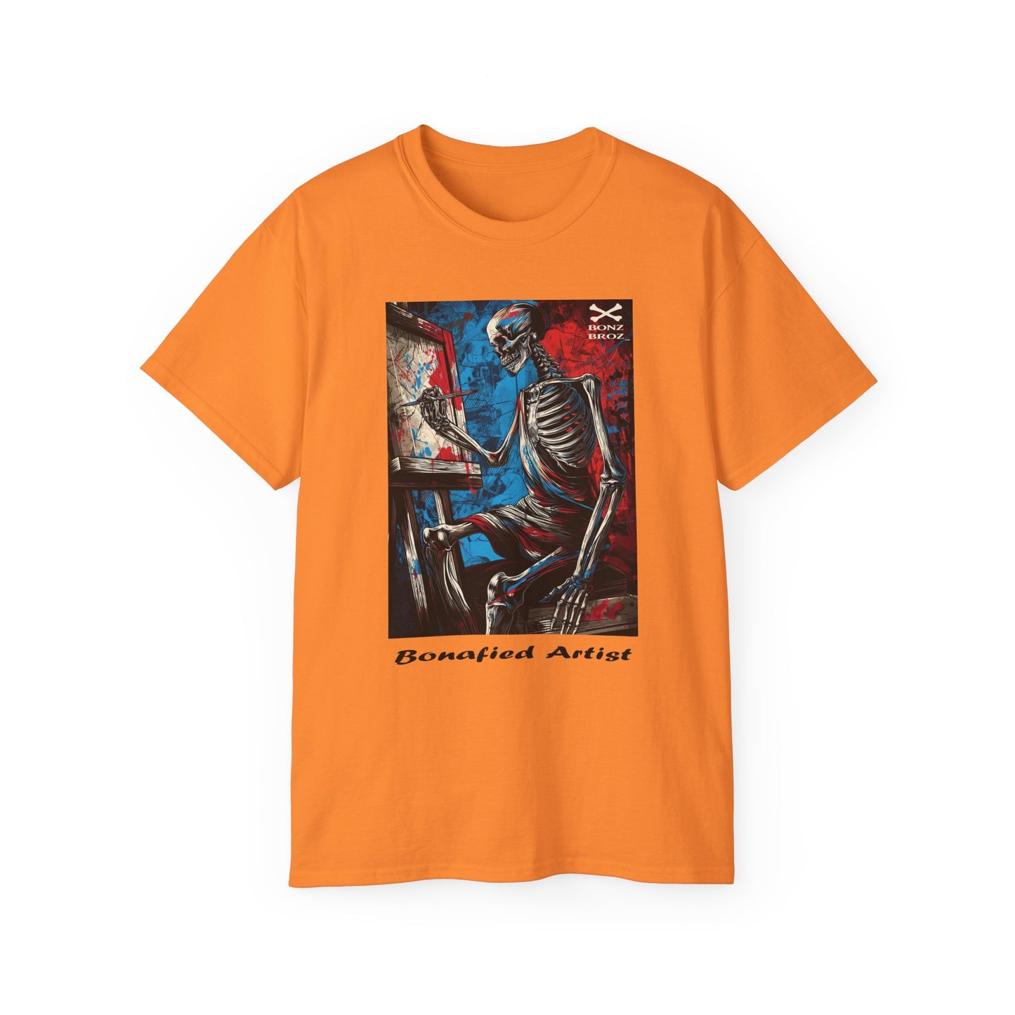 Skeleton Artist Graphic Tee