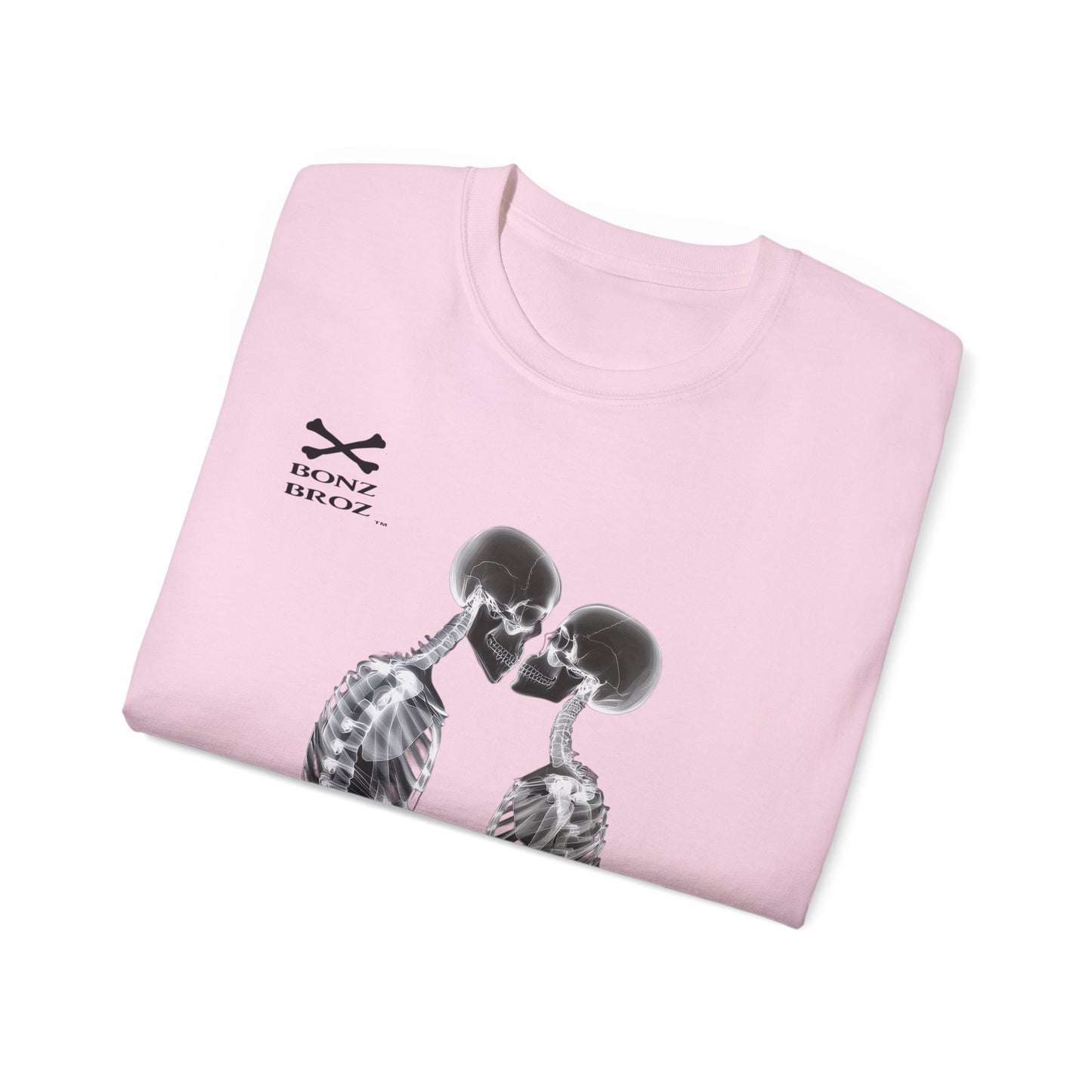 Skeletons Kiss Unisex Tee