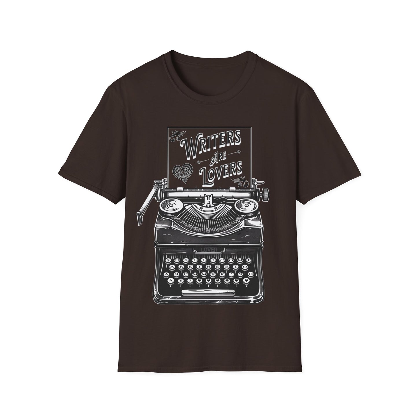 Writers are Lovers Unisex Softstyle T-Shirt