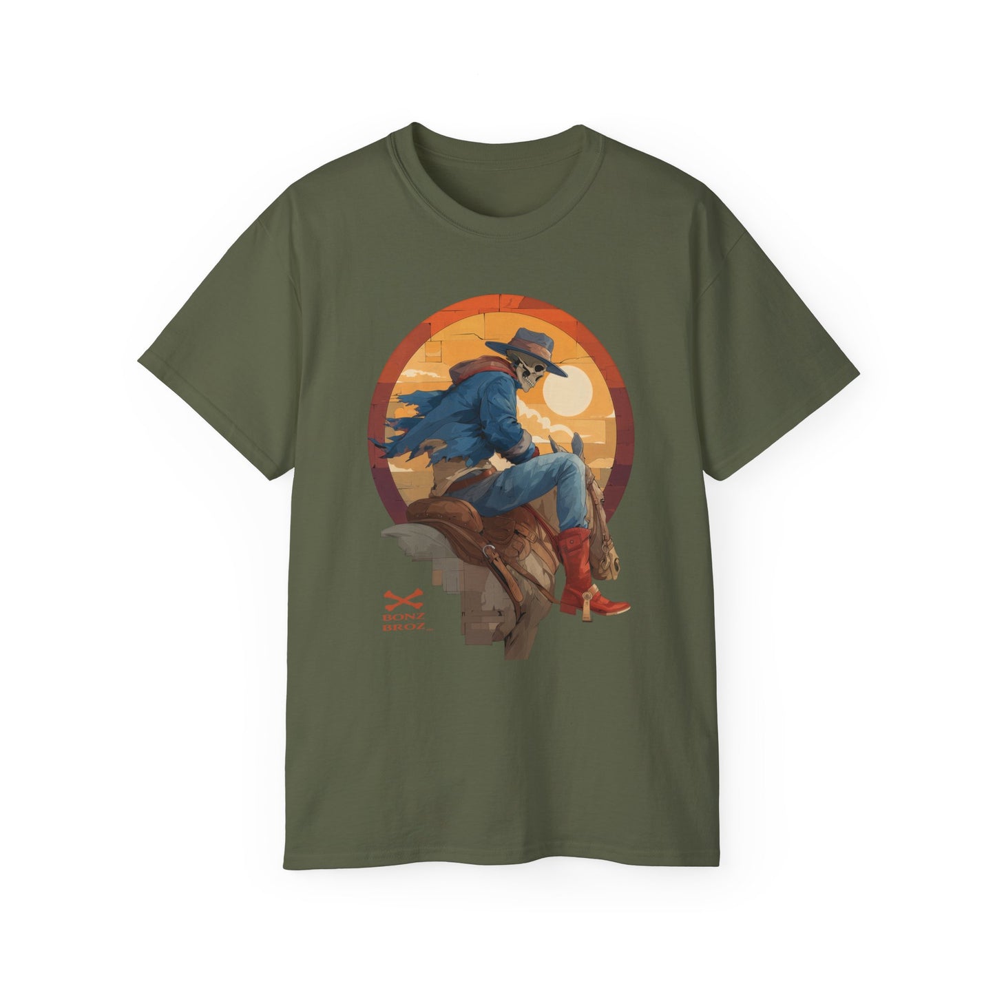 Skeleton Cowboy Tee
