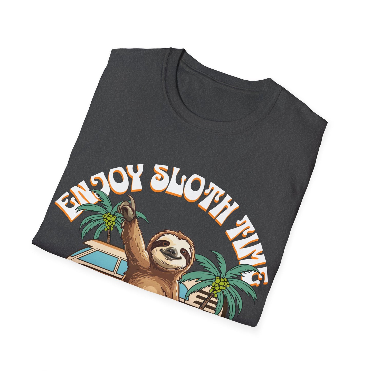 Enjoy Sloth Time Unisex Softstyle T-Shirt
