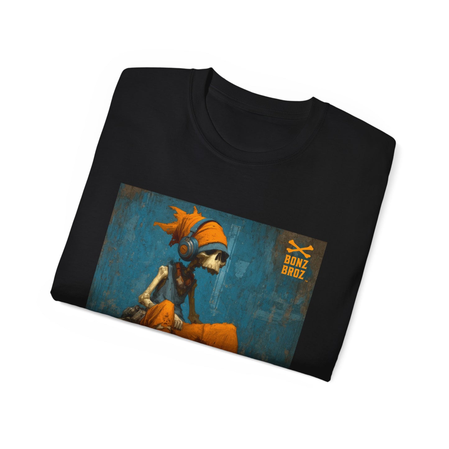 Skeleton Headphones Tee