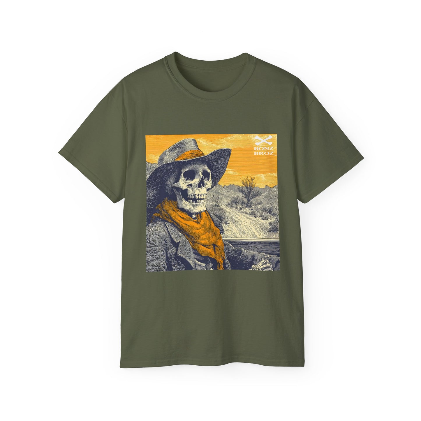 Skeleton Cowboy Tee Shirt