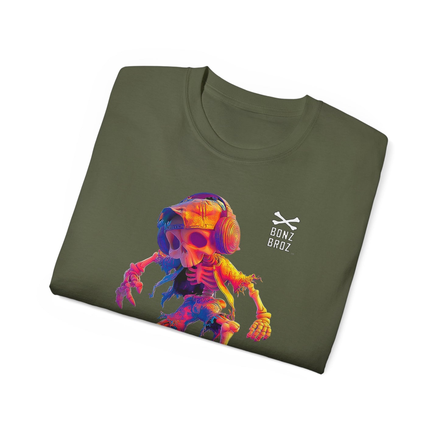 Skateboard Skeleton Unisex Tee