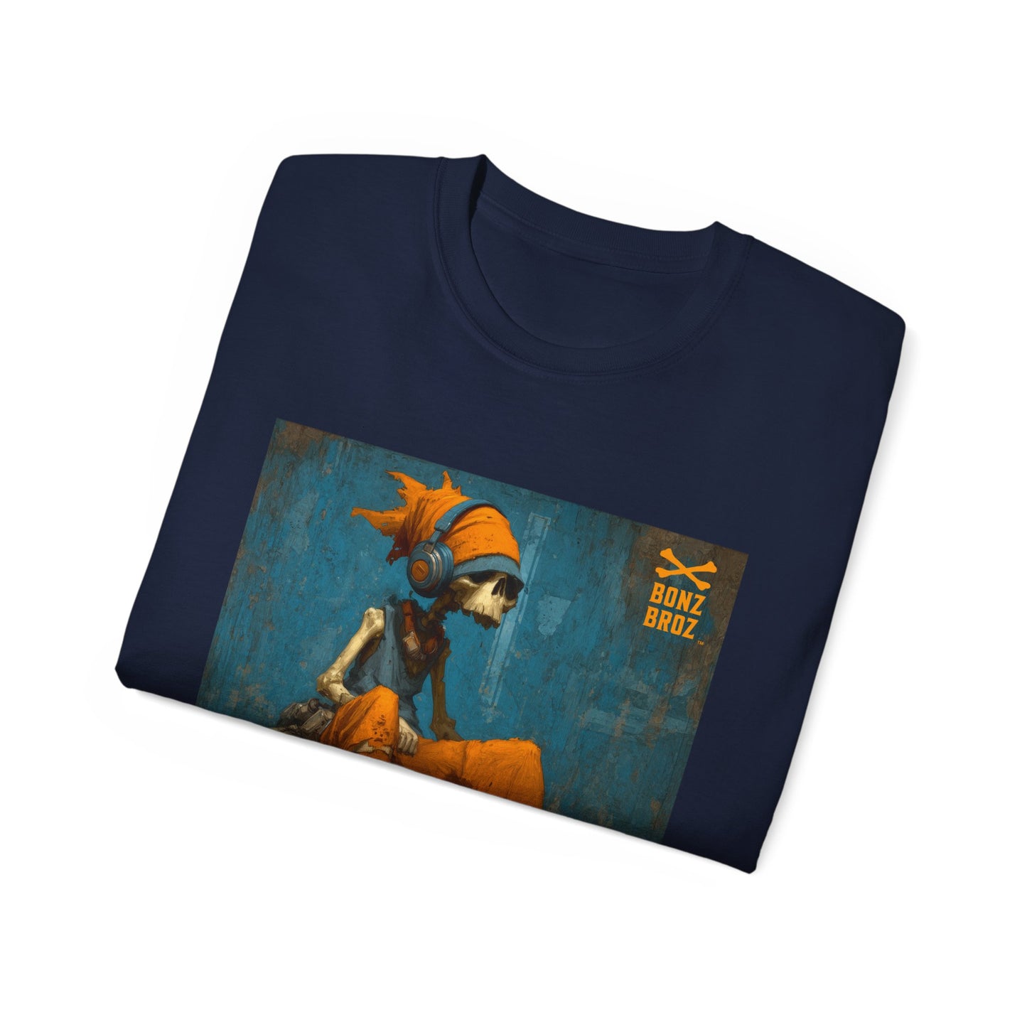Skeleton Headphones Tee