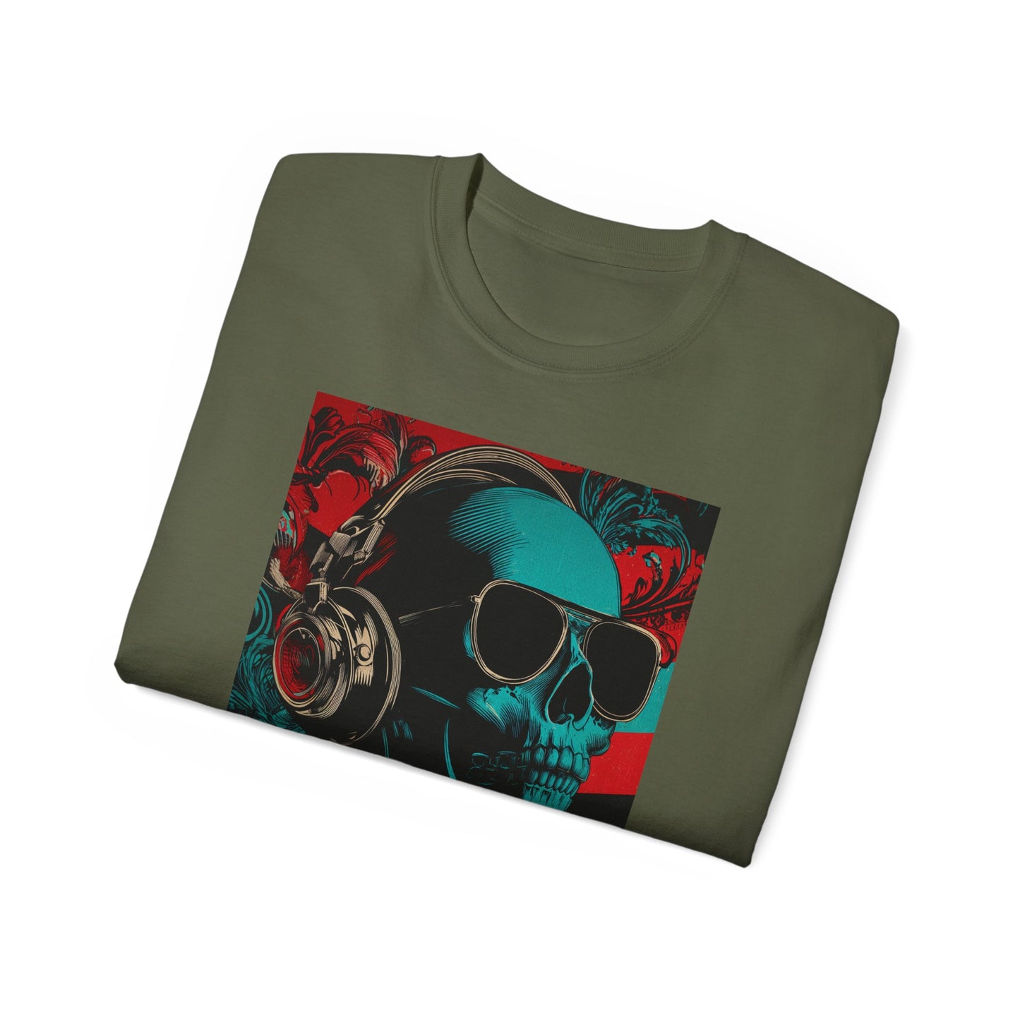 Skull Headphones Tee