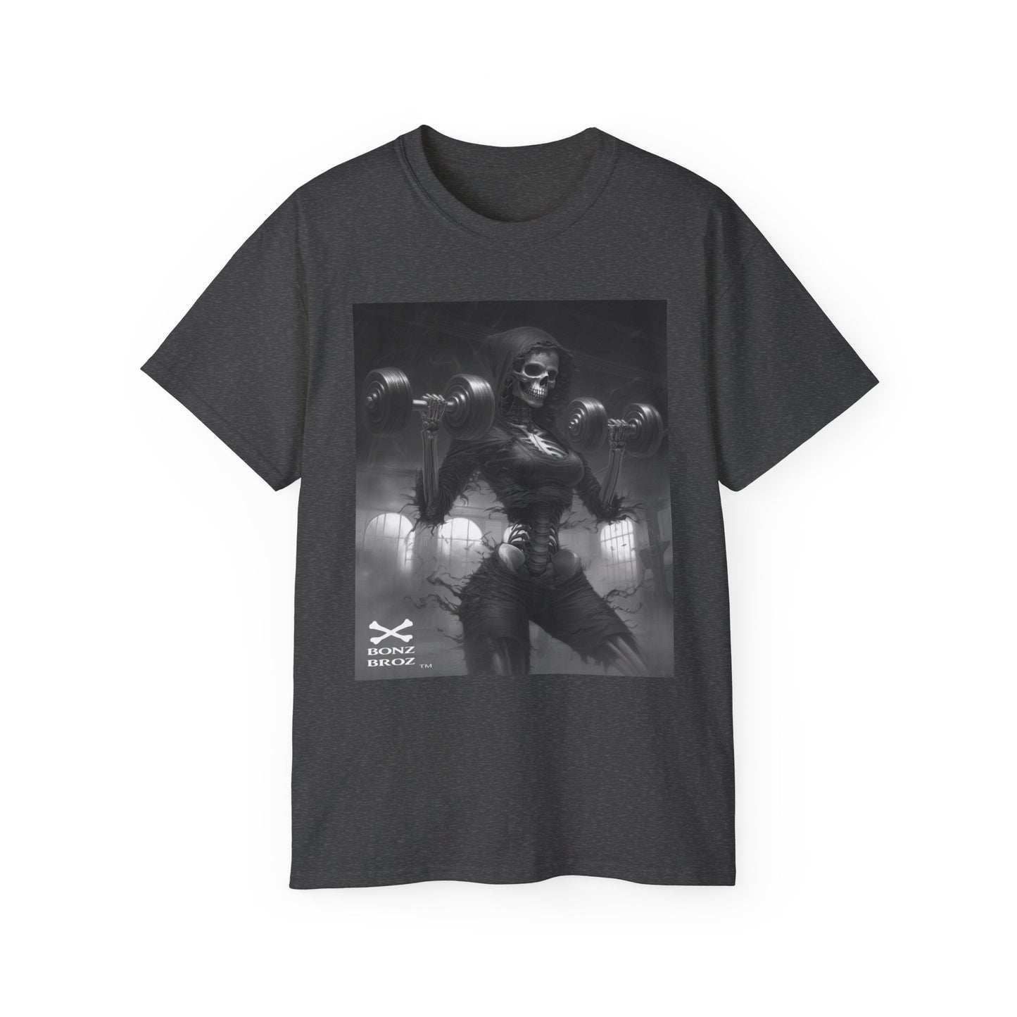 Skeleton Weightlifting Tee