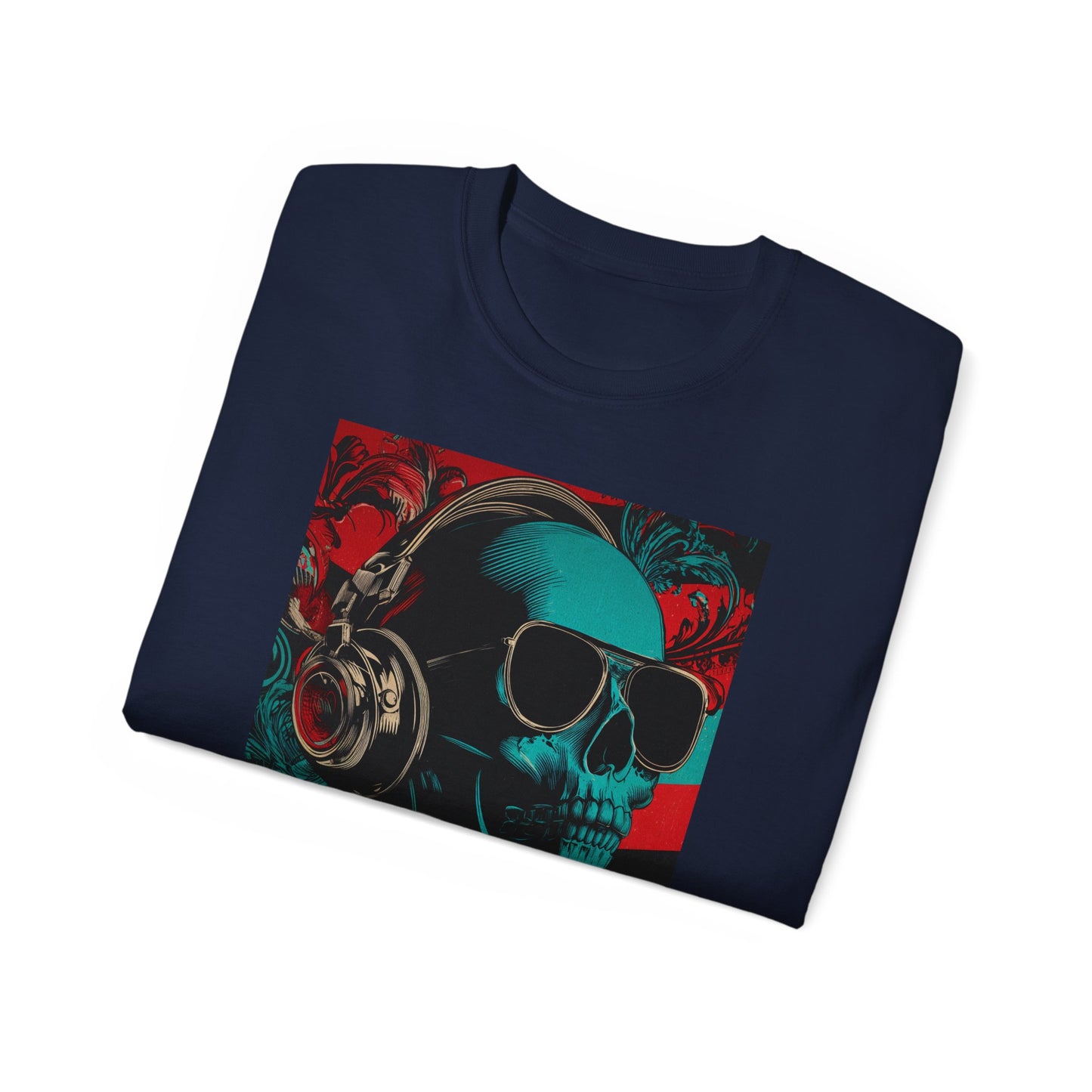 Skull Headphones Tee