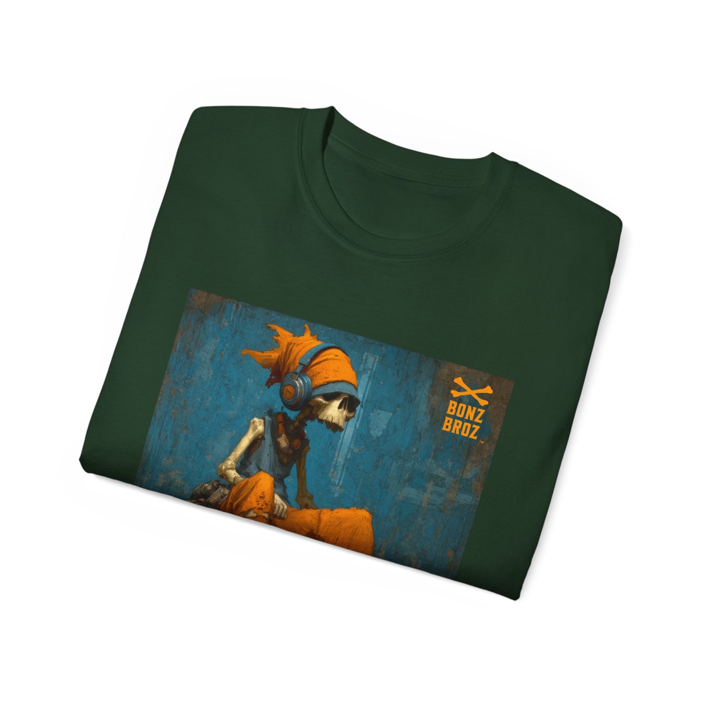 Skeleton Headphones Tee