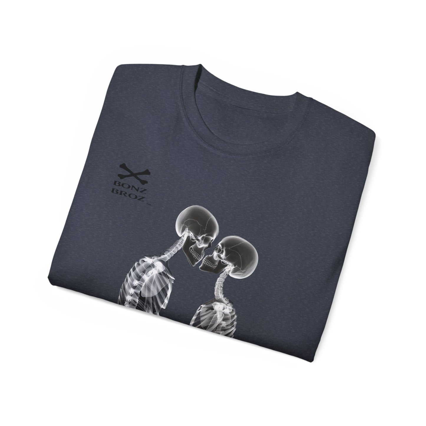 Skeletons Kiss Unisex Tee
