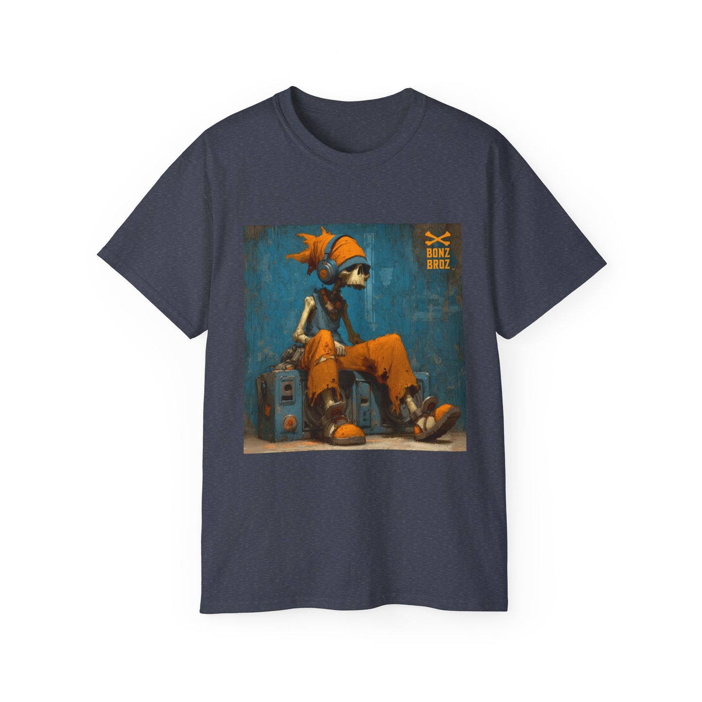 Skeleton Headphones Tee