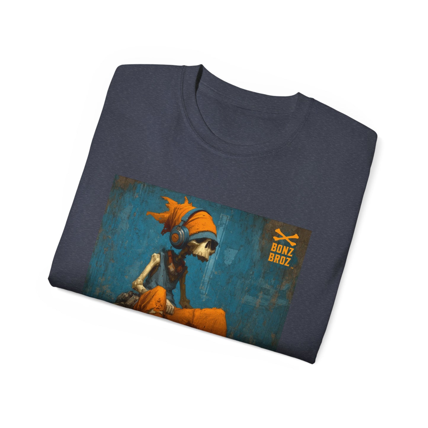 Skeleton Headphones Tee