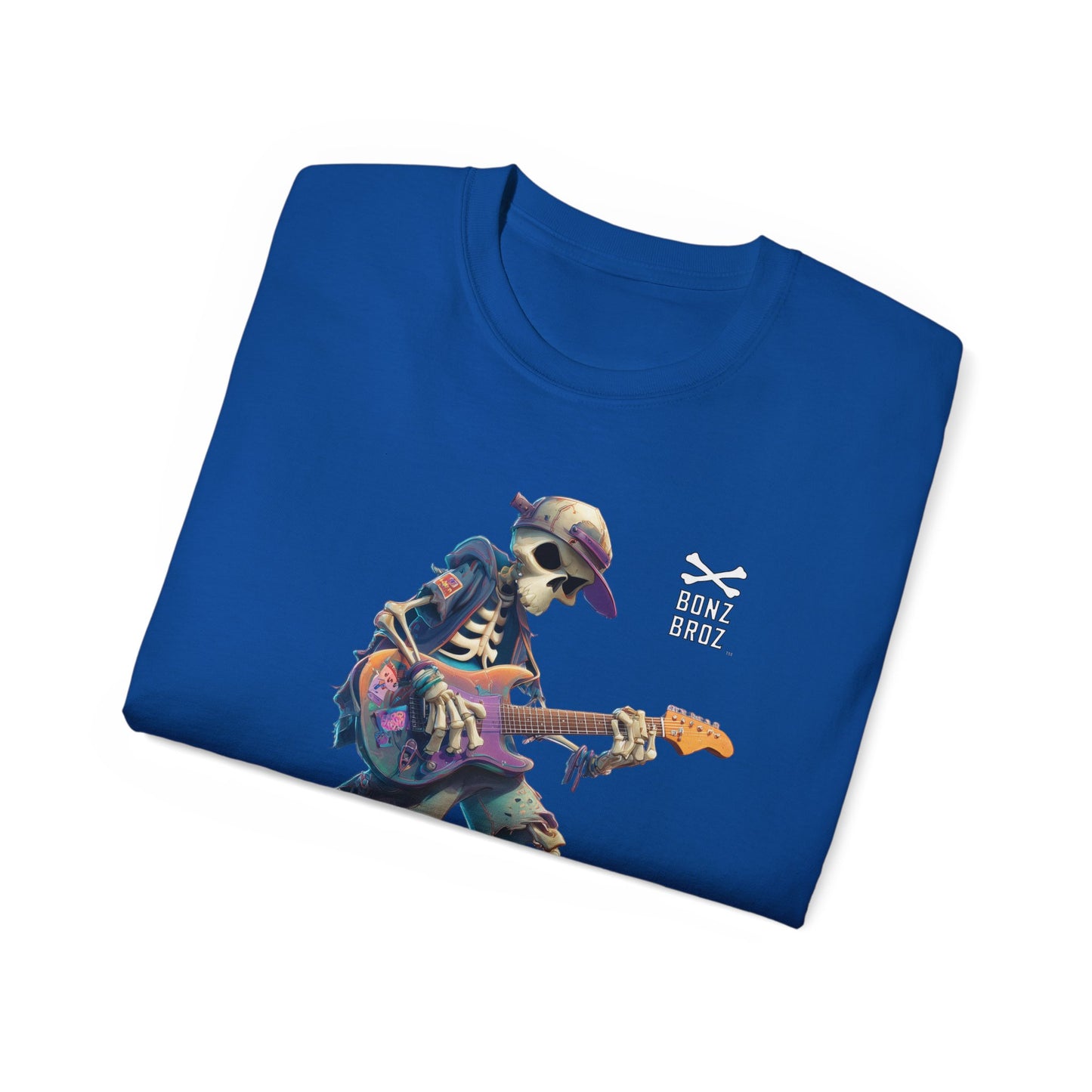 Skeleton Rock Guitar Tee