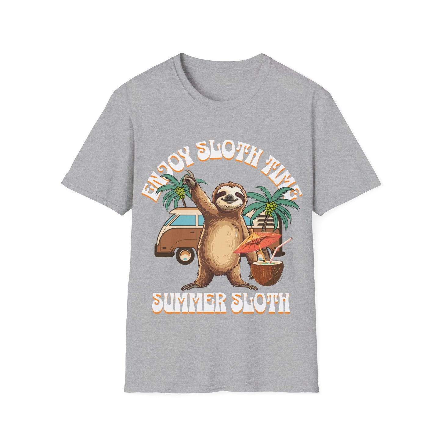 Enjoy Sloth Time Unisex Softstyle T-Shirt
