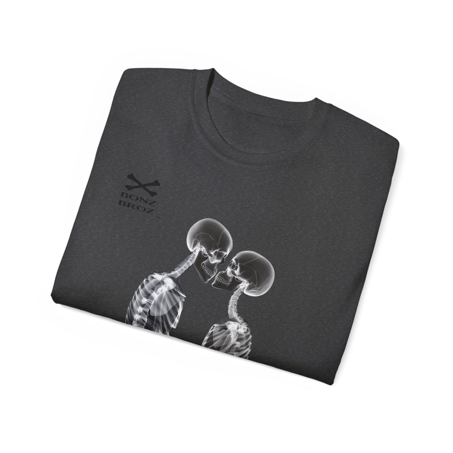 Skeletons Kiss Unisex Tee