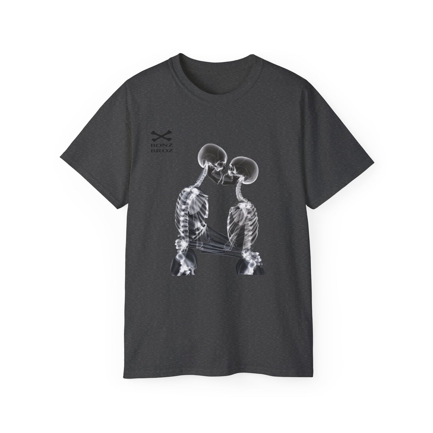 Skeletons Kiss Unisex Tee