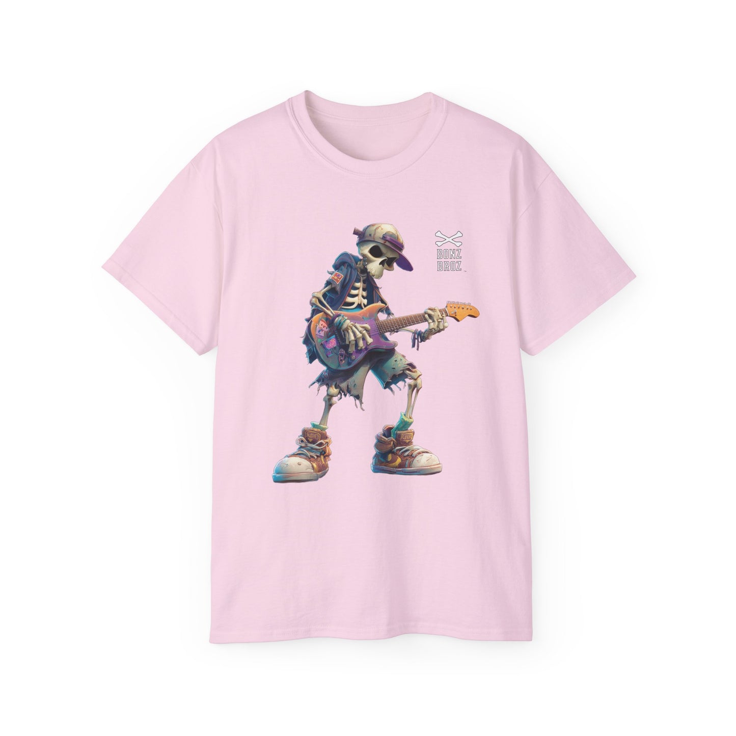Skeleton Rock Guitar Tee