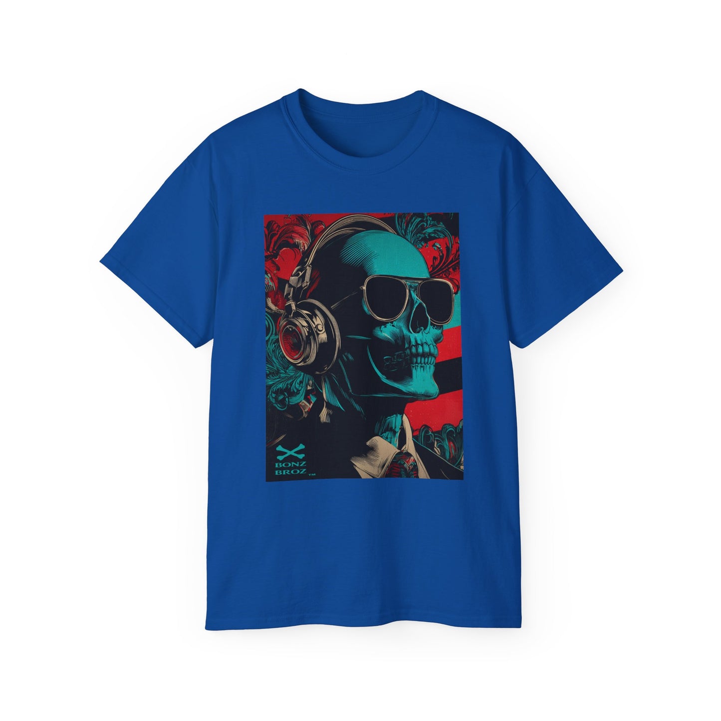 Skull Headphones Tee