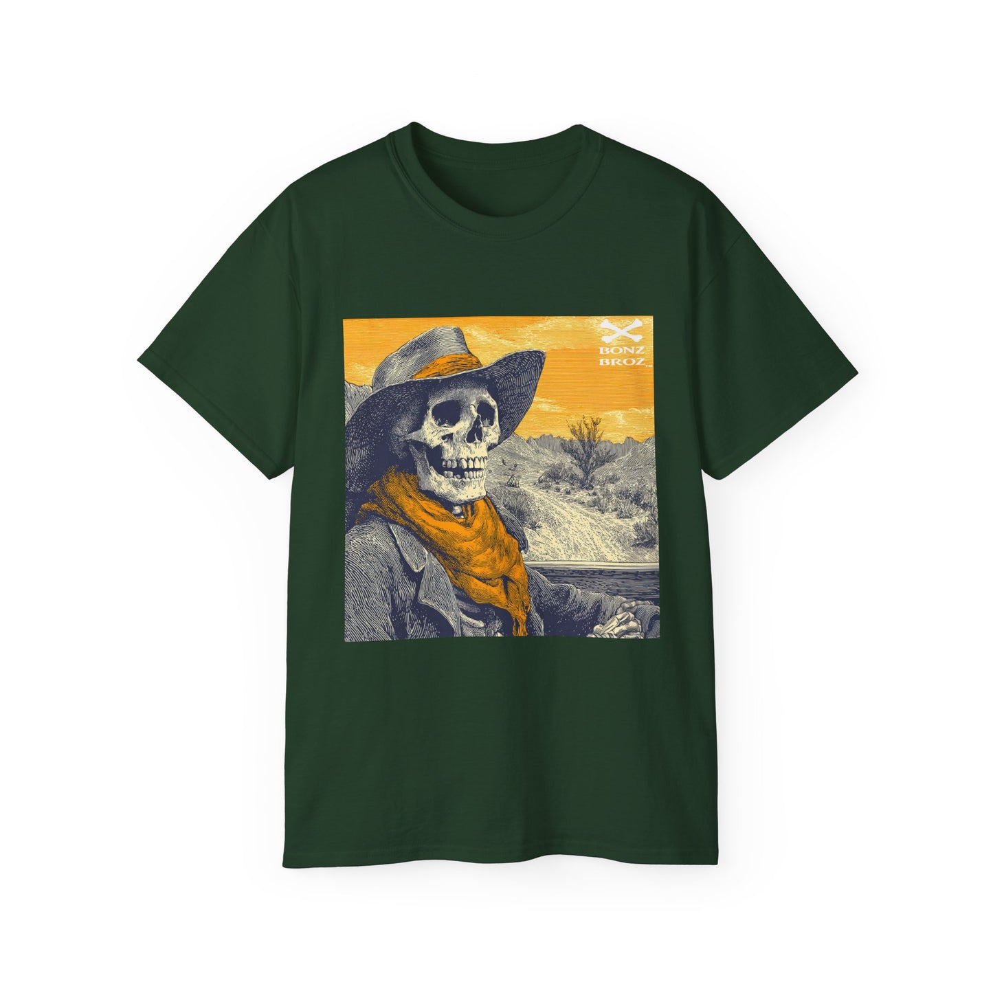 Skeleton Cowboy Tee Shirt