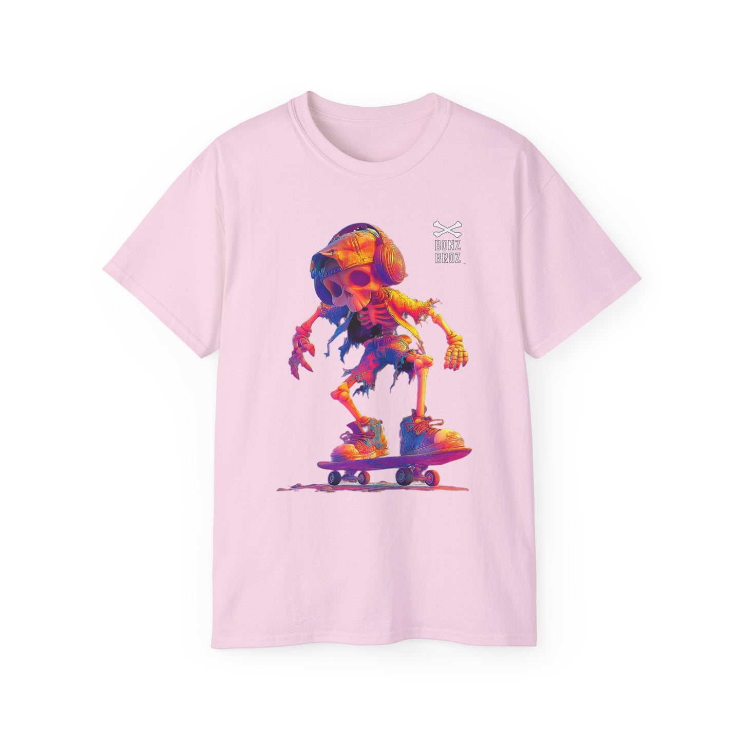 Skateboard Skeleton Unisex Tee