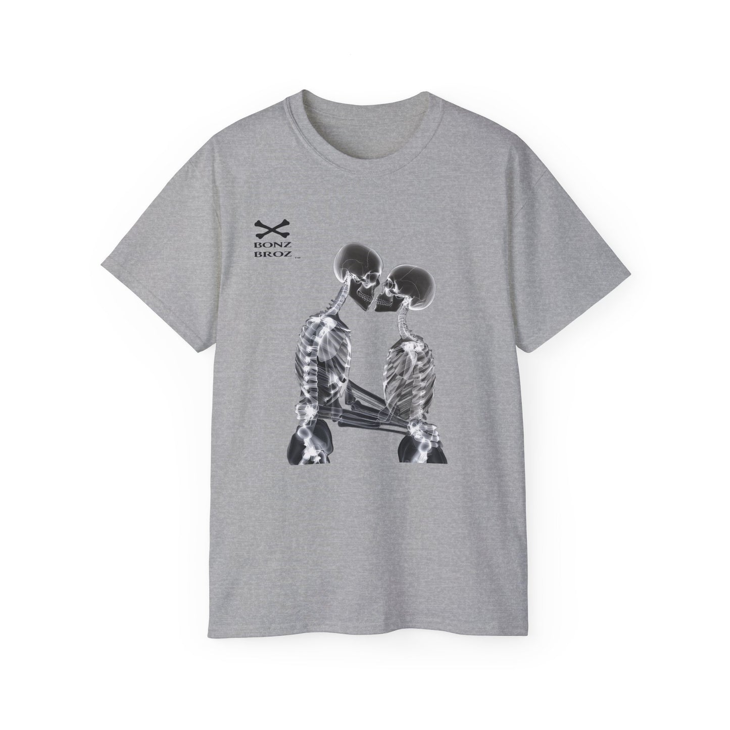 Skeletons Kiss Unisex Tee