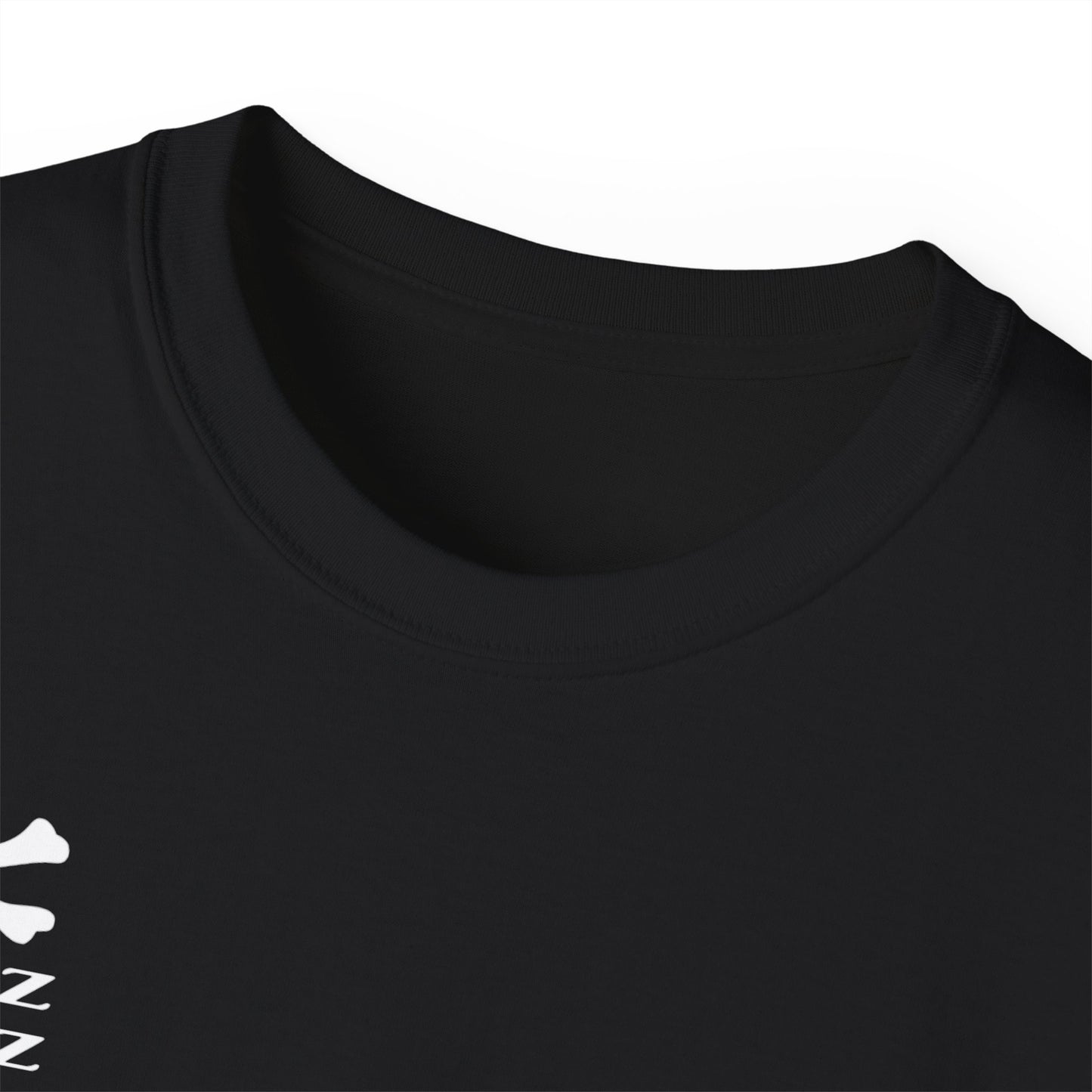 Skeleton Artist Graphic Tee - Back has graphic - Front has logo