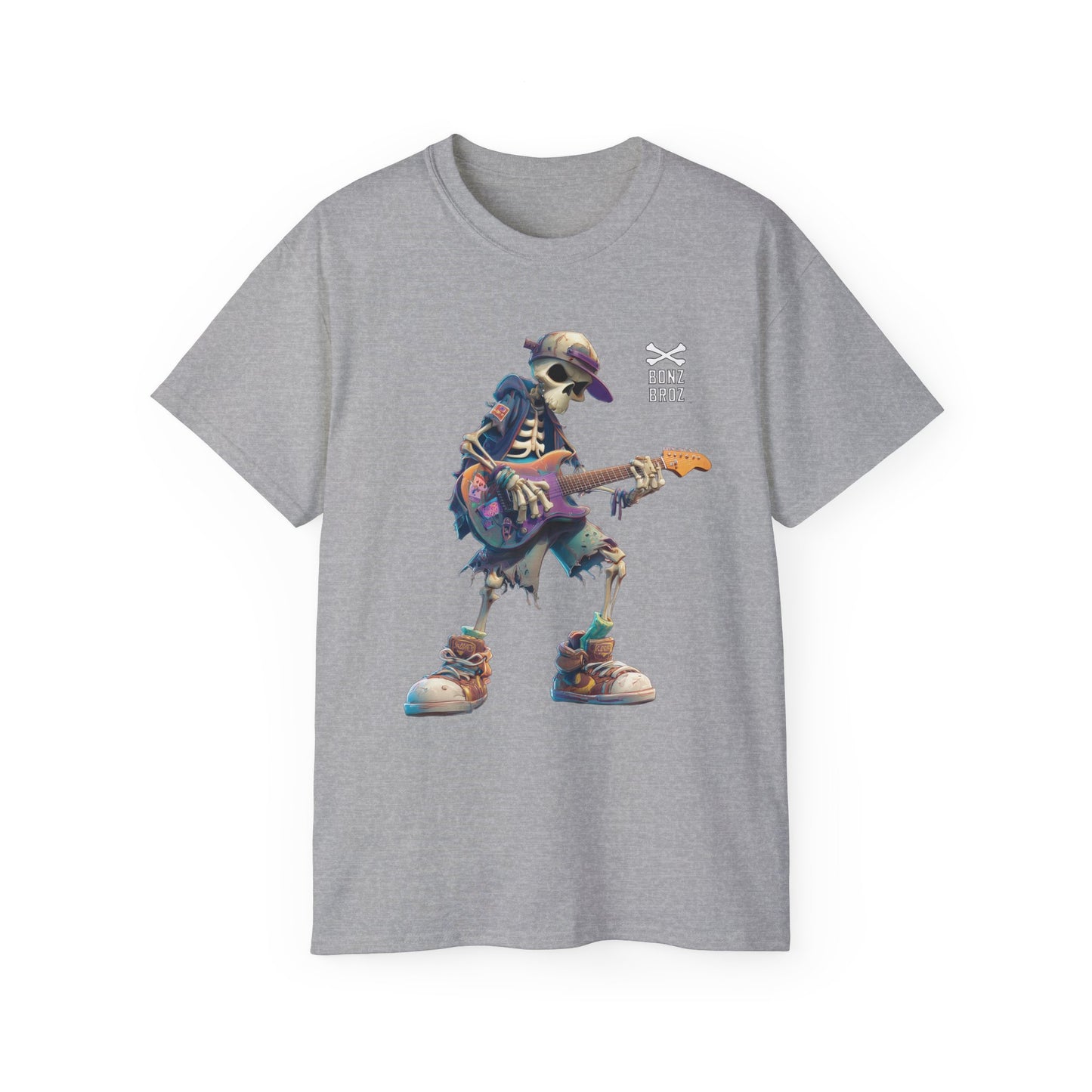 Skeleton Rock Guitar Tee