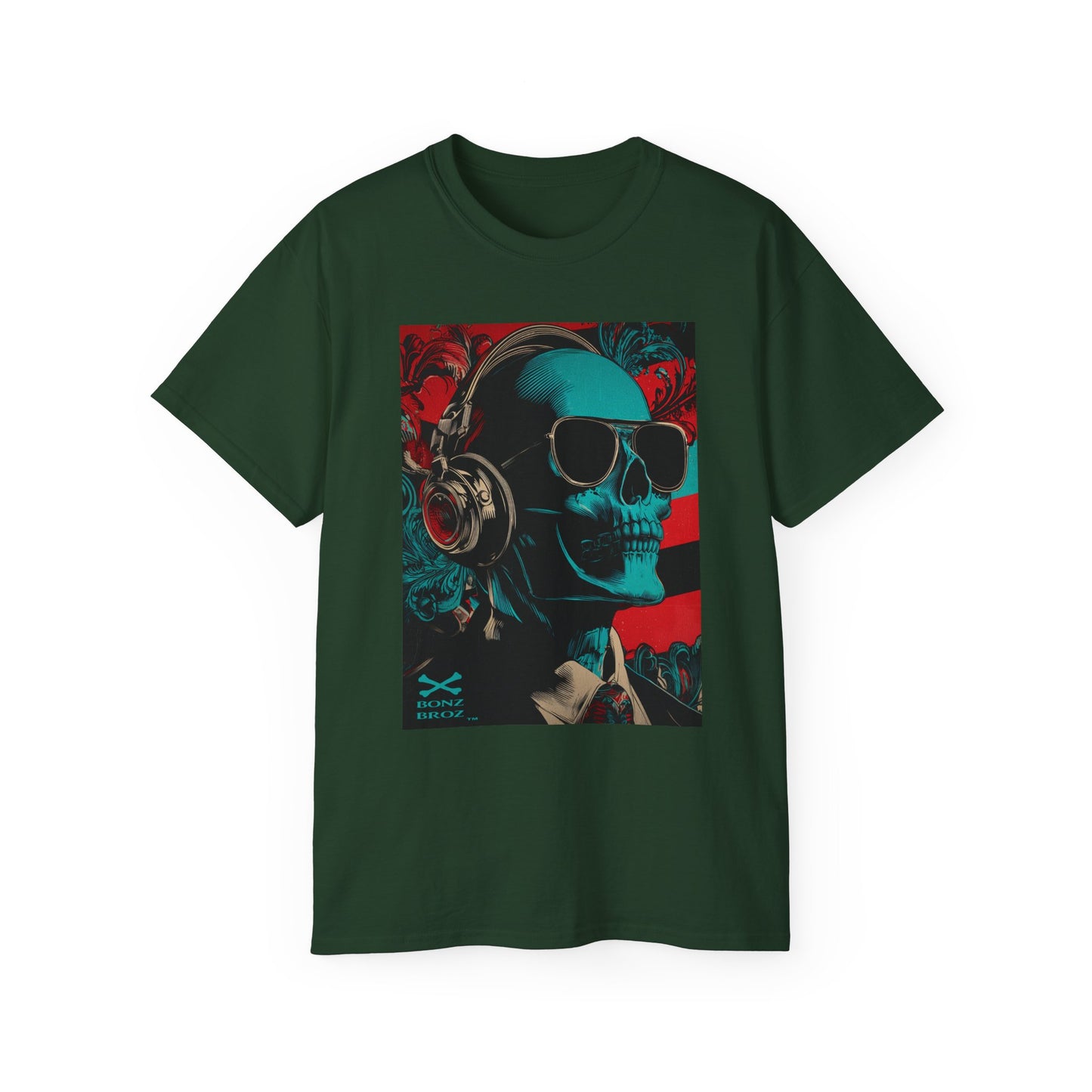 Skull Headphones Tee