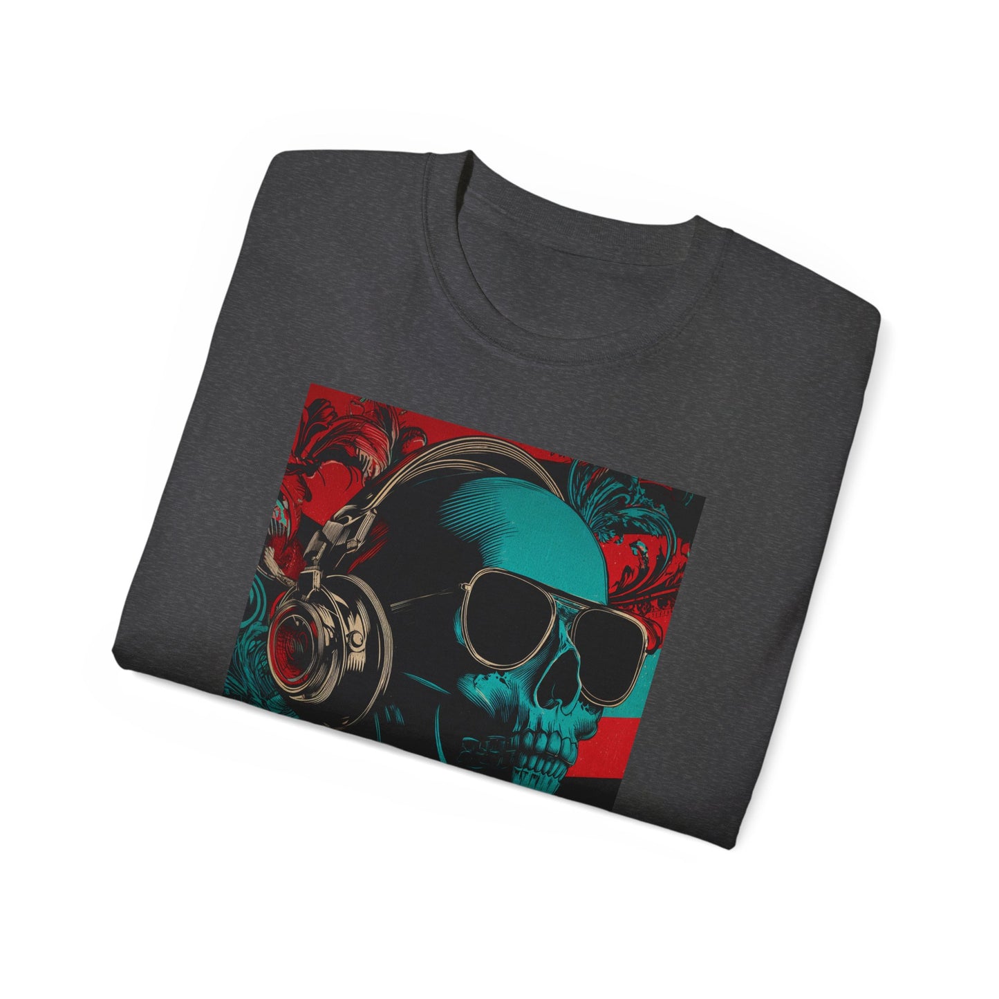 Skull Headphones Tee