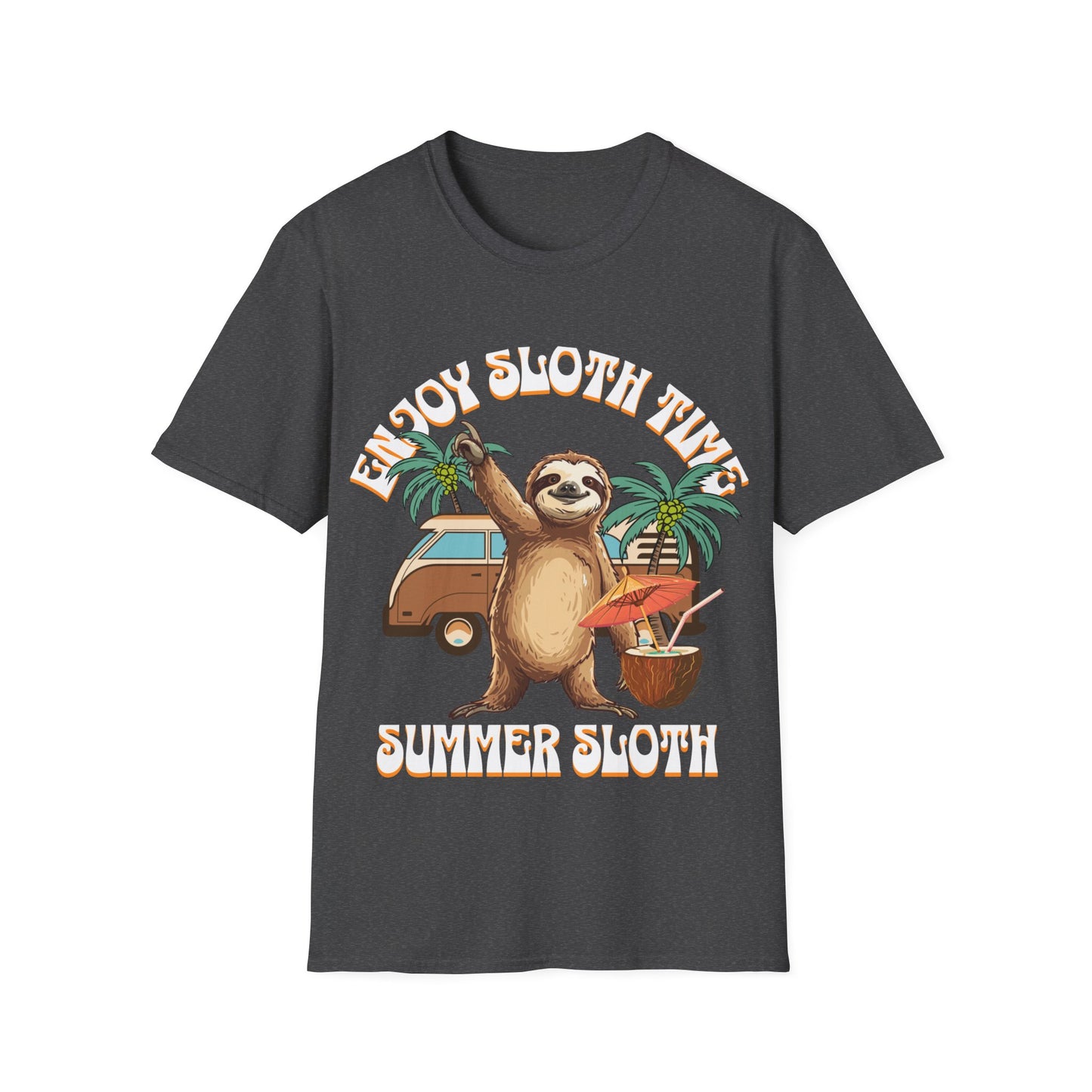 Enjoy Sloth Time Unisex Softstyle T-Shirt