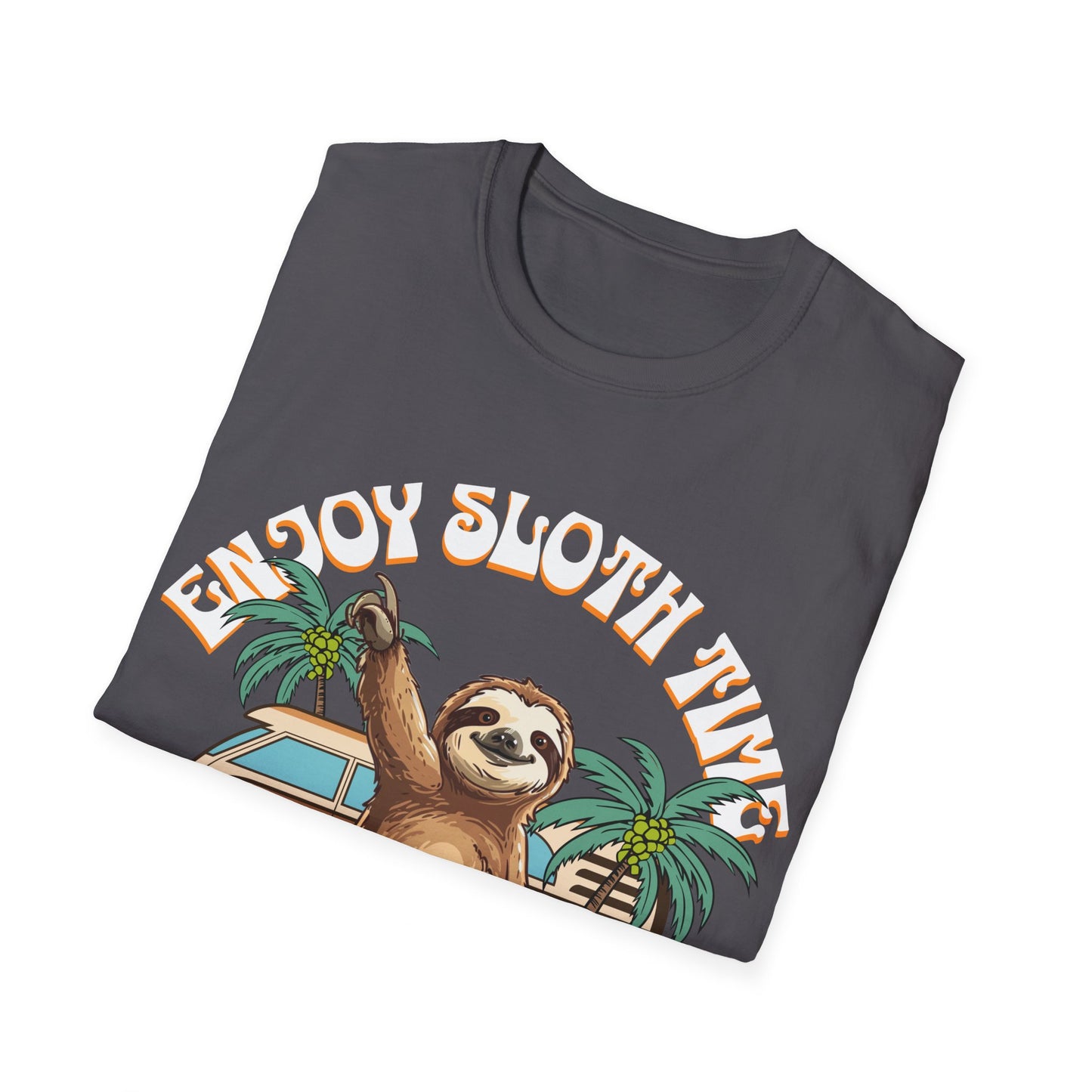 Enjoy Sloth Time Unisex Softstyle T-Shirt