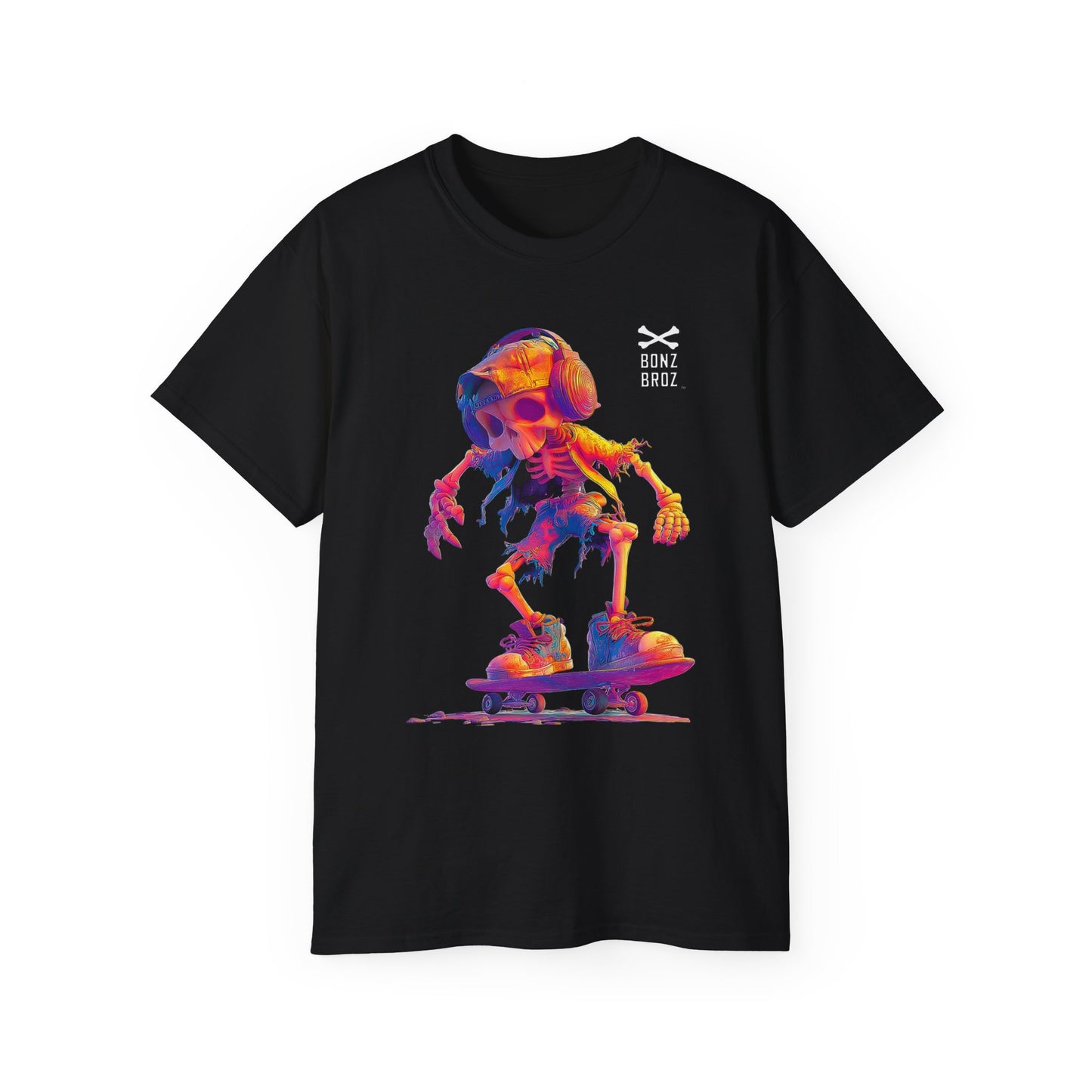 Skateboard Skeleton Unisex Tee