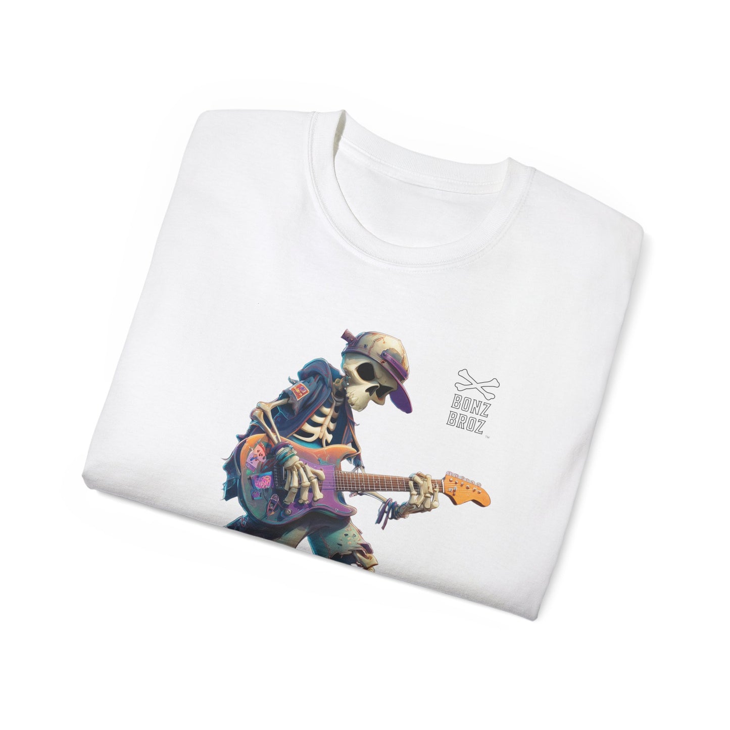 Skeleton Rock Guitar Tee