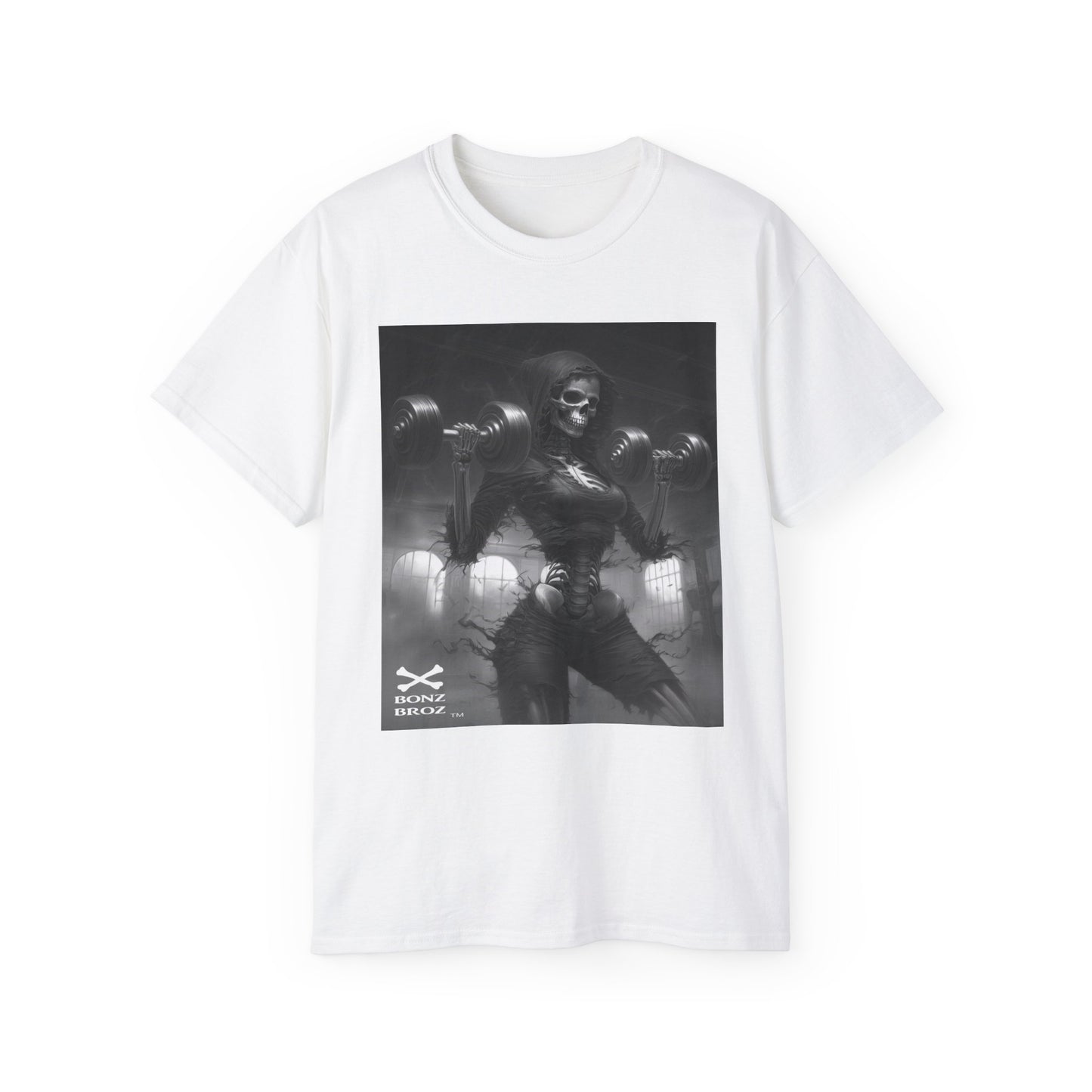 Skeleton Weightlifting Tee
