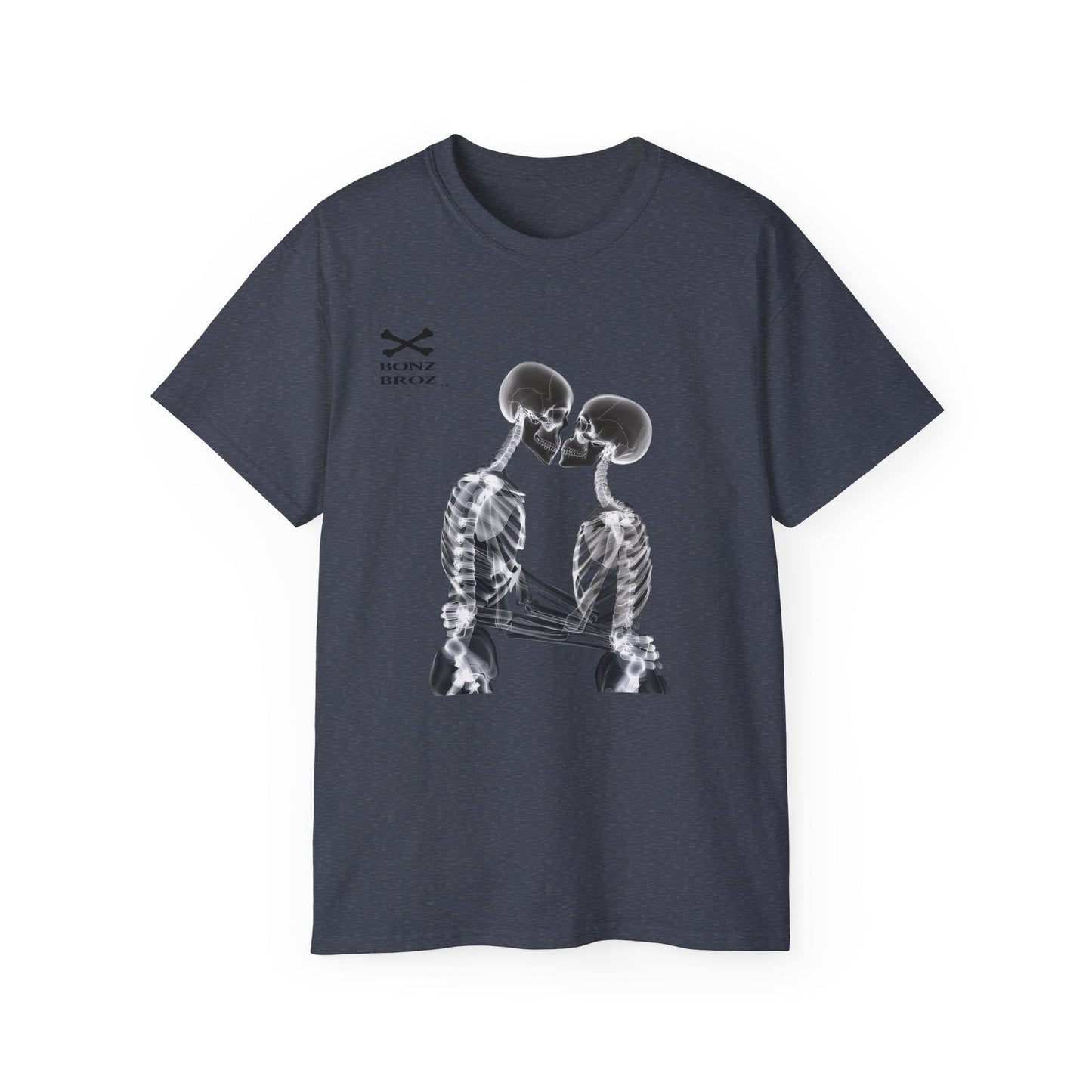 Skeletons Kiss Unisex Tee