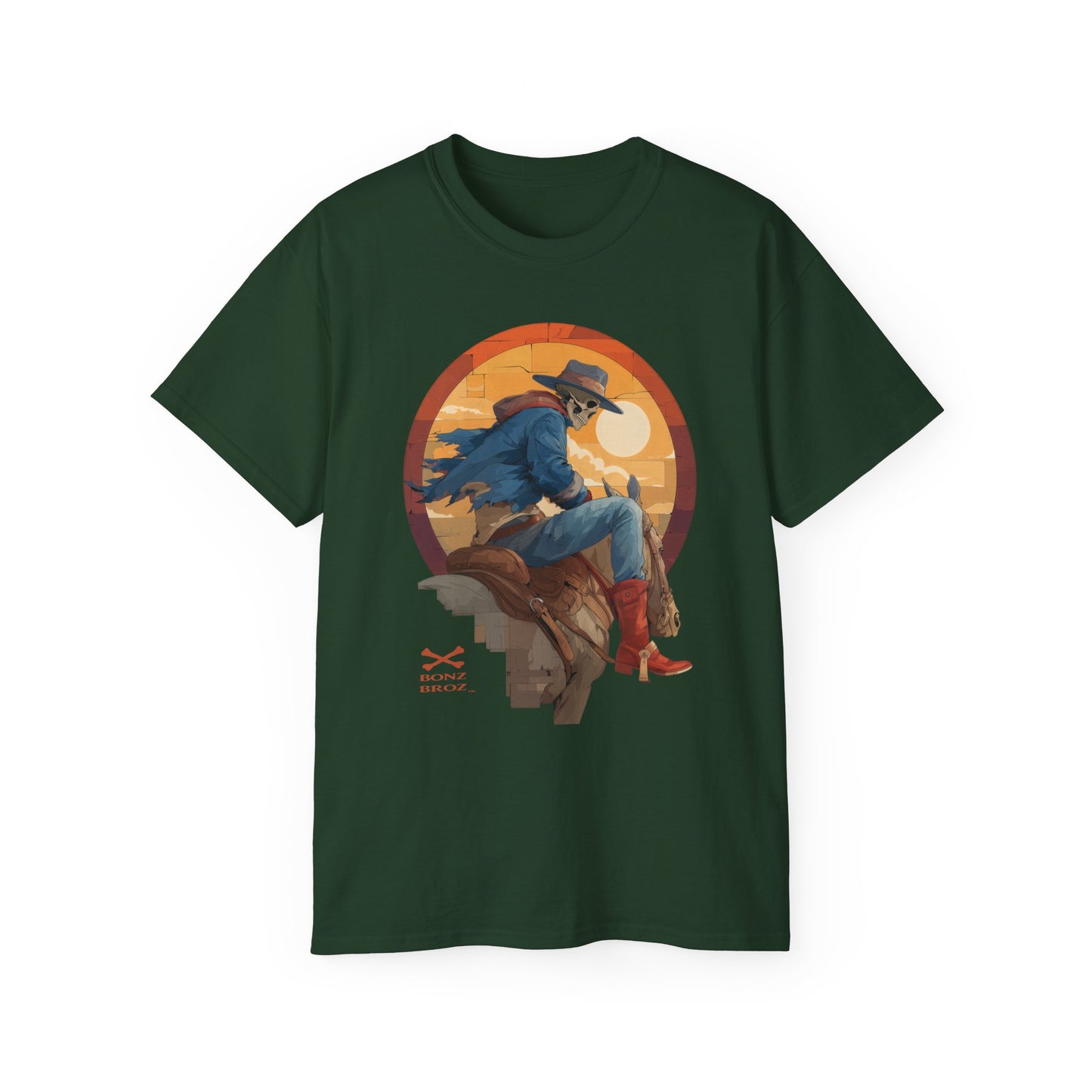 Skeleton Cowboy Tee