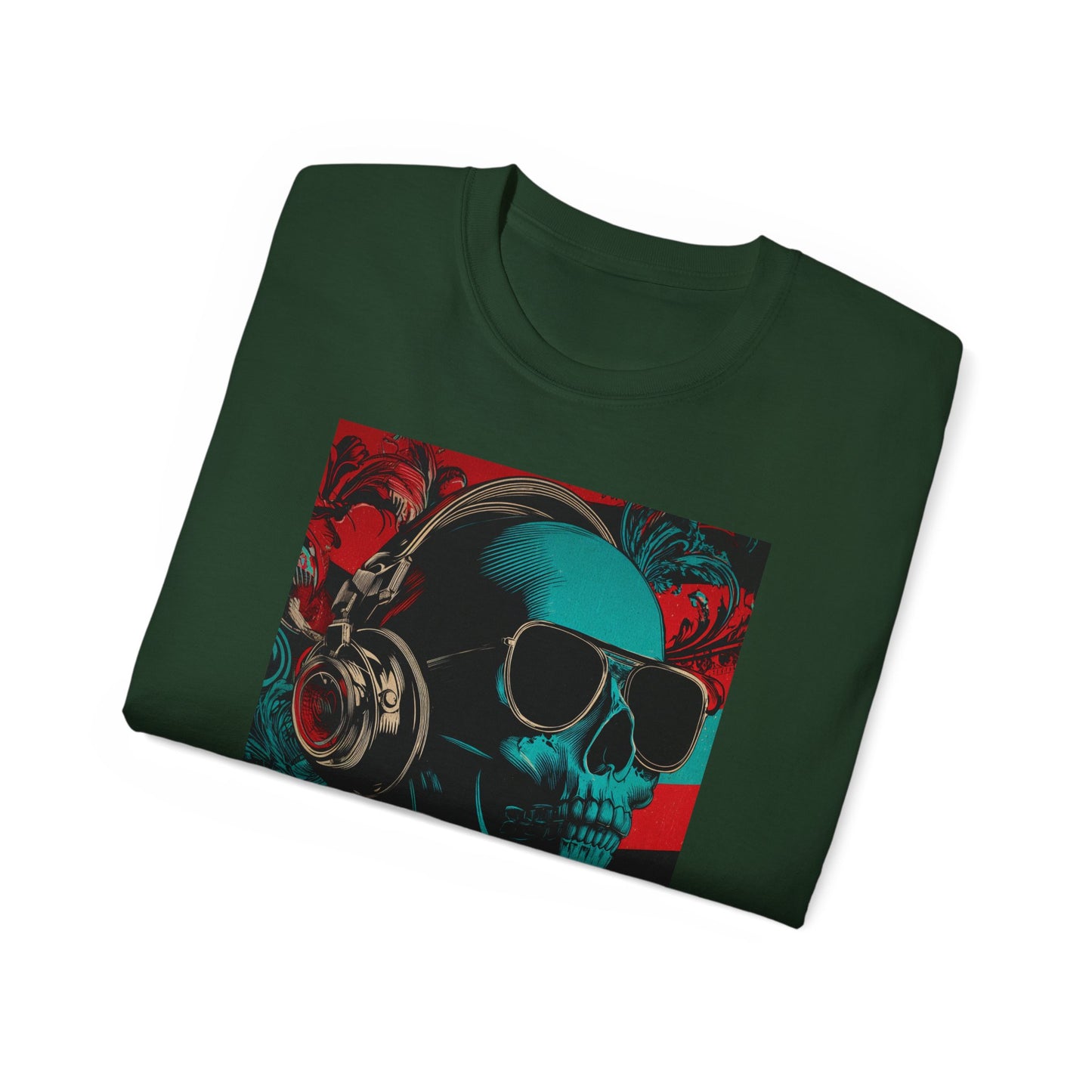 Skull Headphones Tee
