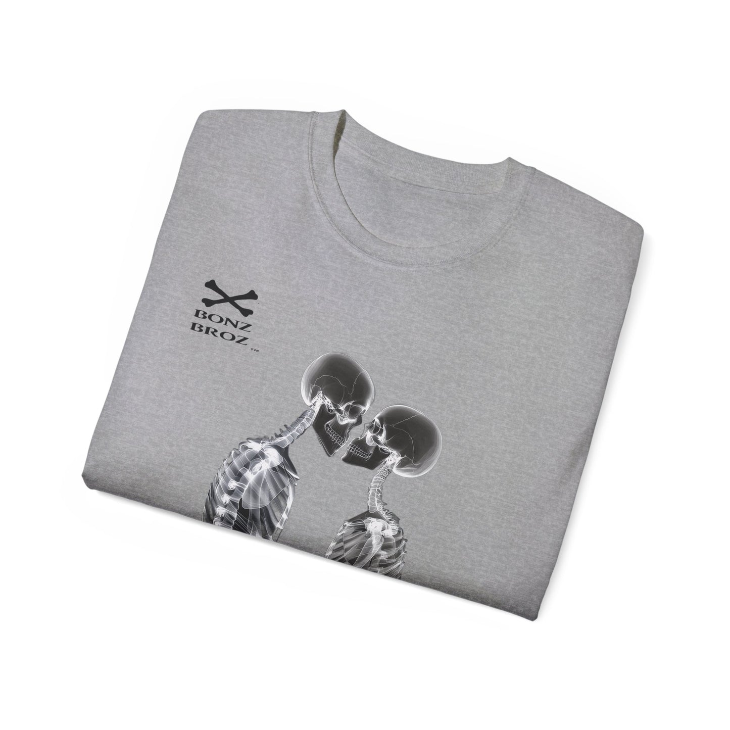 Skeletons Kiss Unisex Tee