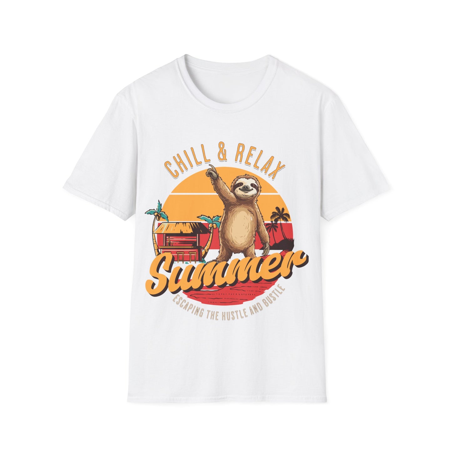 Chill and Relax Summer Unisex Softstyle T-Shirt