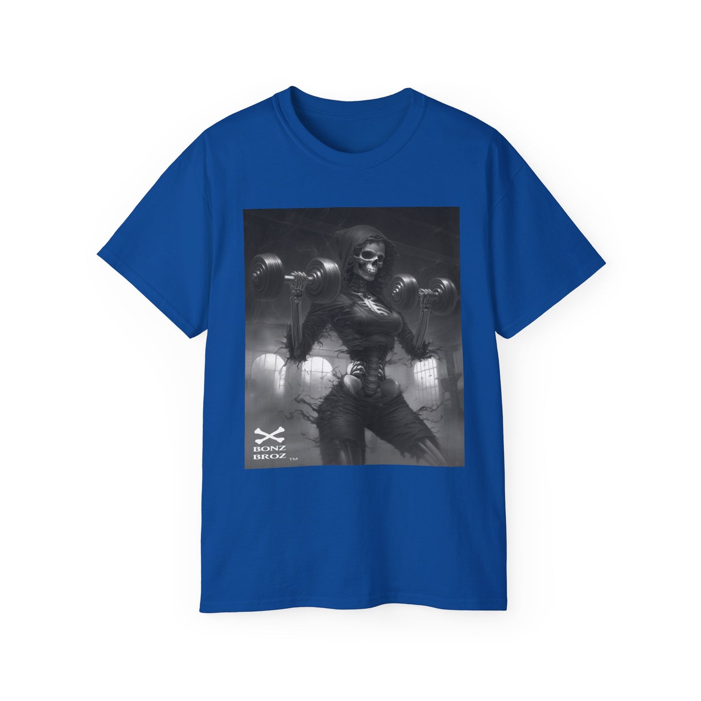 Skeleton Weightlifting Tee