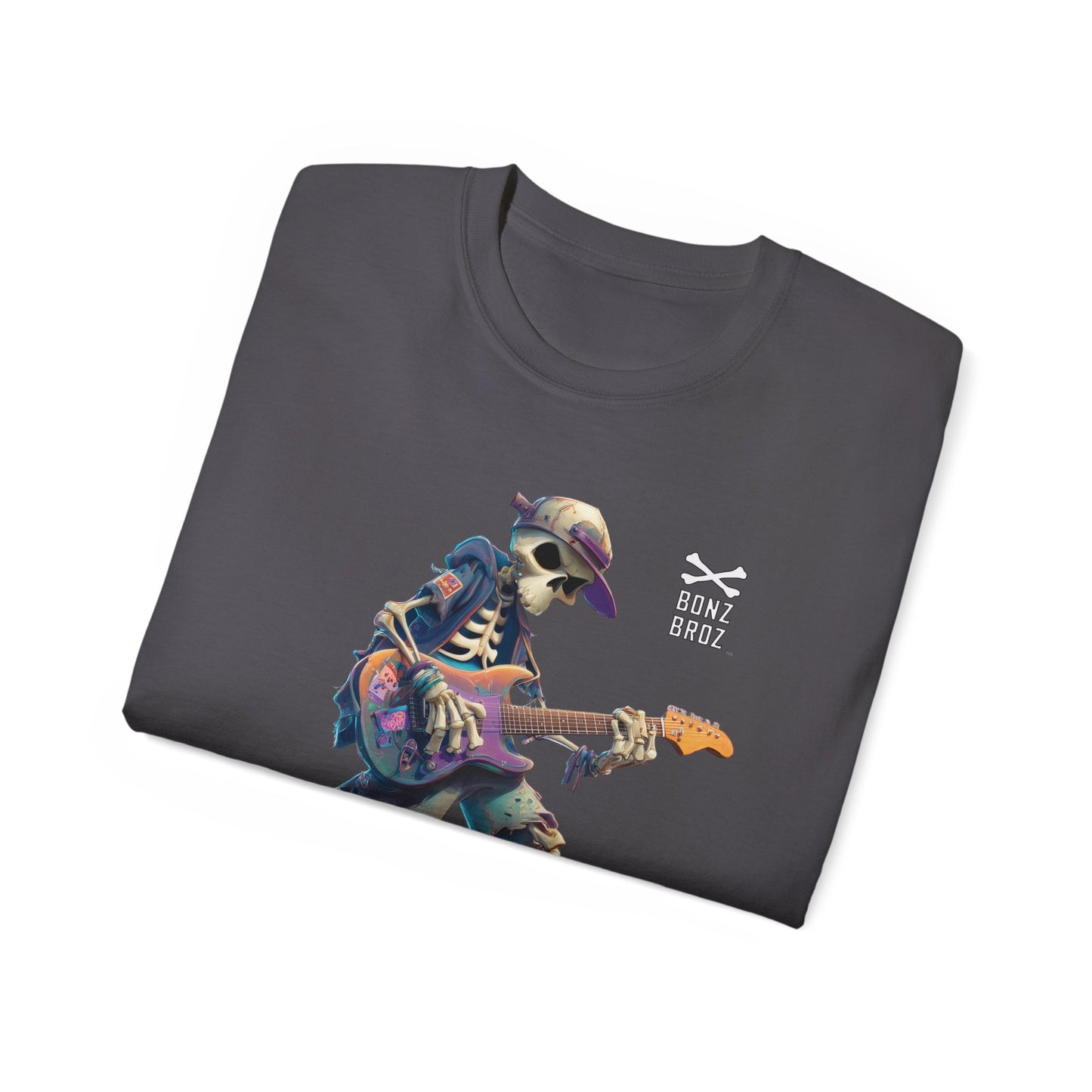 Skeleton Rock Guitar Tee